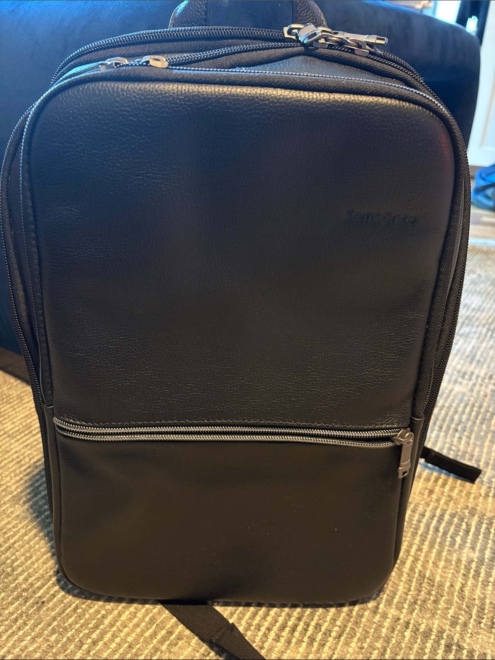 Samsonite Classic Business Leather Slim Backpack
